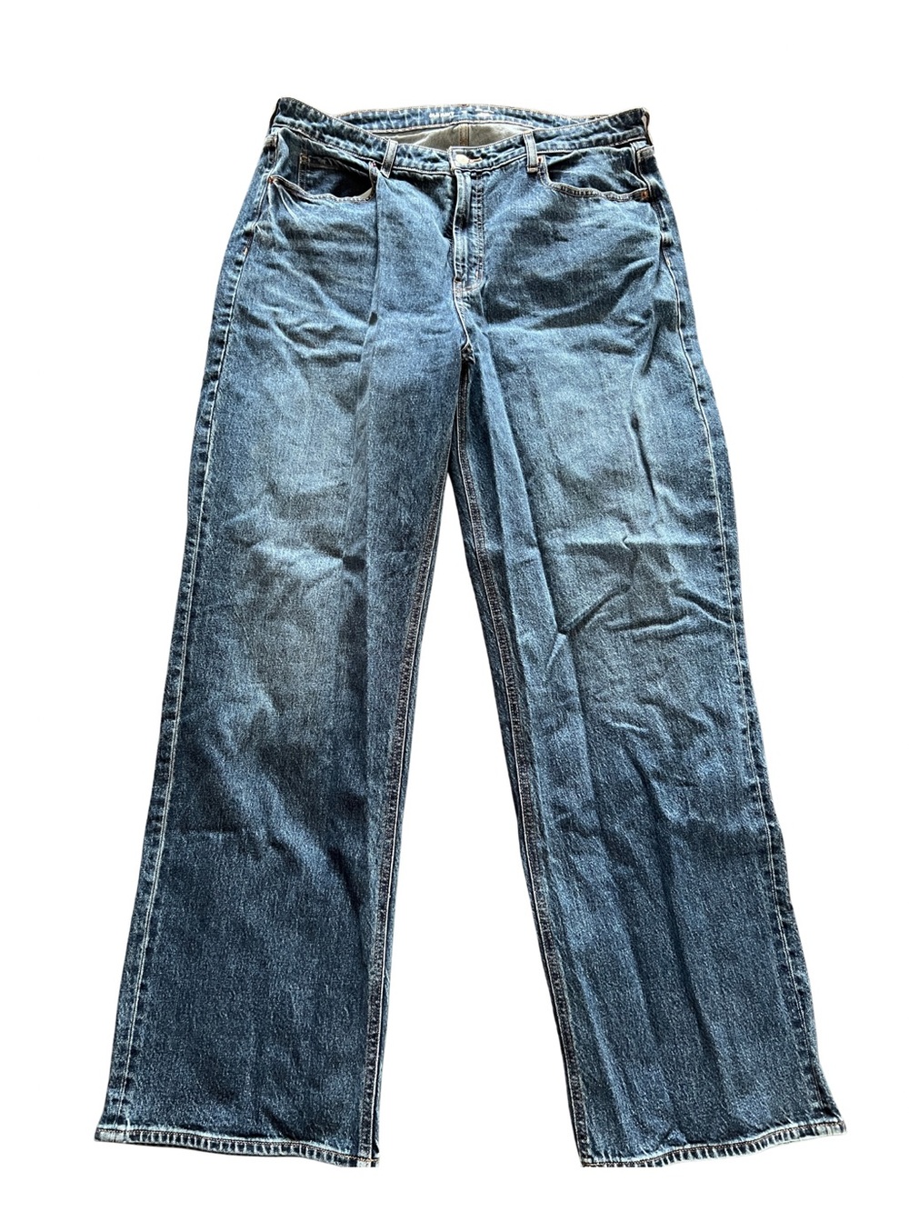 Classic Straight Leg Blue Jeans Old Navy 16L